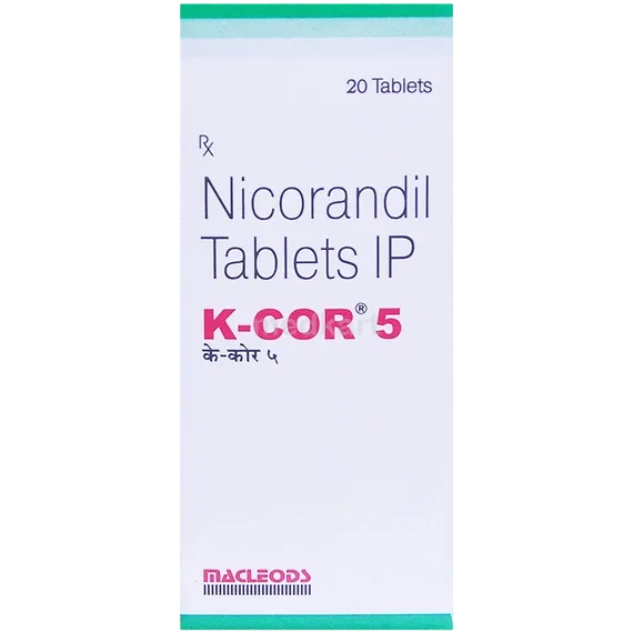 k cor 5mg tablet 20's